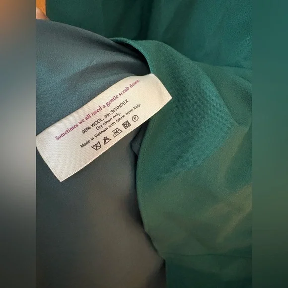 MM Lafleur Emerald Green Midi Dress 2XL - Picture 5 of 6